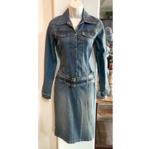Like new 2G Modern Urban Jeanswear lightweight stretch denim dress